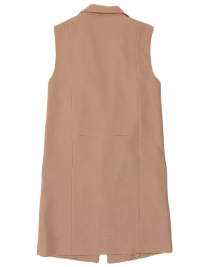 Colete feminino Oasis Longline UK 8 pequeno poliéster rosa