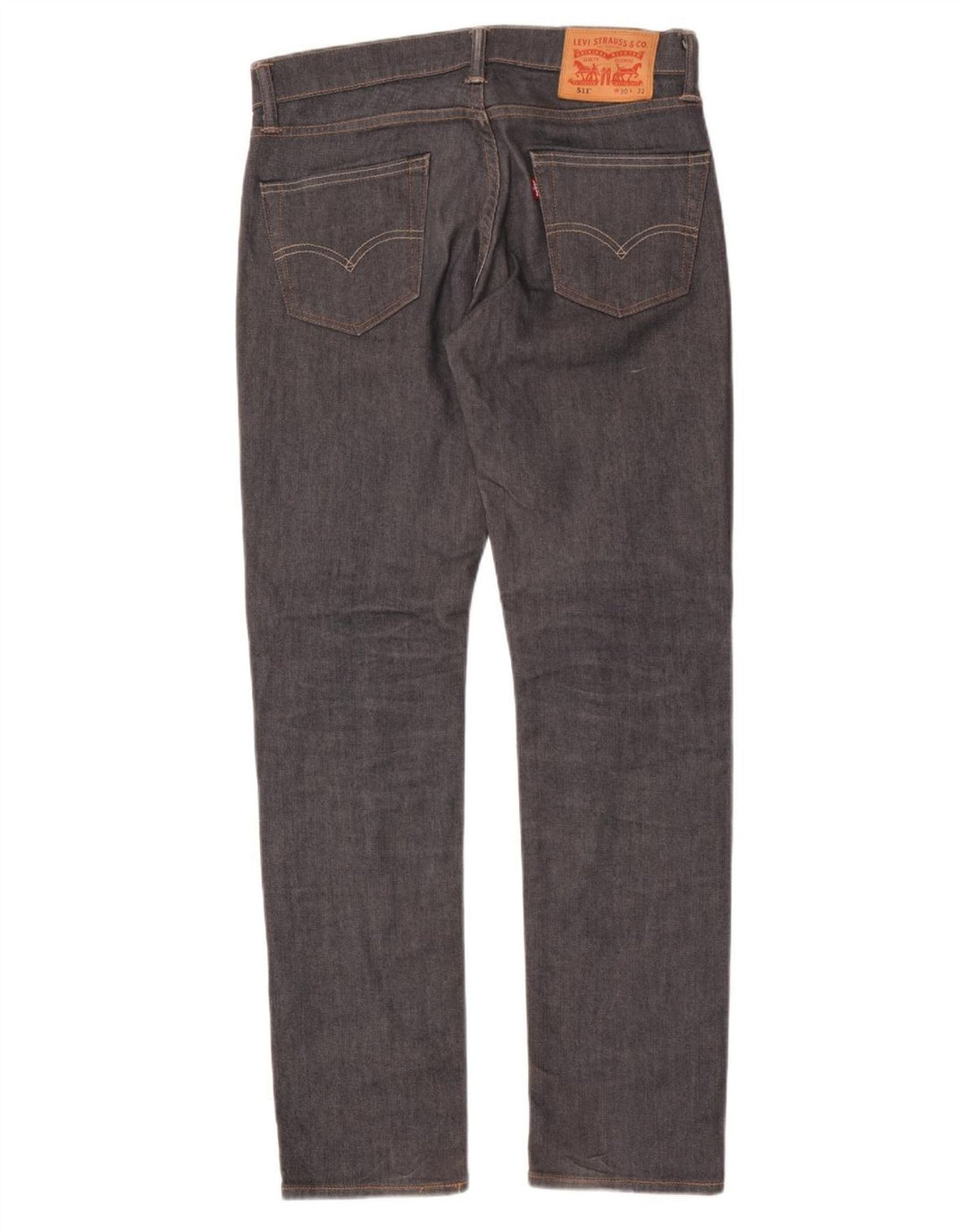 Levi's Masculino 511 Slim Jeans W30 L32 Cinza Algodão