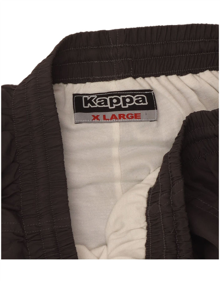Calça de treino feminina Kappa UK 18 XL cinza