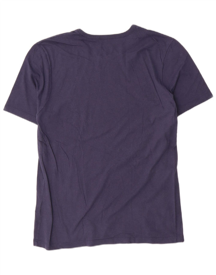 Camiseta masculina Hugo Boss Top médio algodão azul marinho