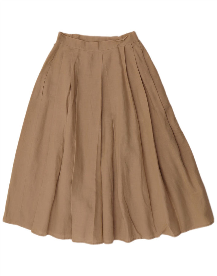 Saia feminina vintage IT 44 médio W26 bege