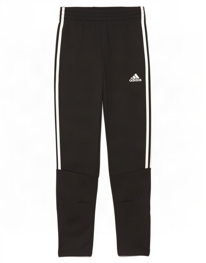 Calças de treino Adidas meninos 11-12 anos preto poliéster