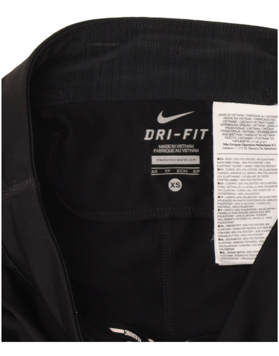 Leggings Nike Dri Fit UK 6 XS Preto Poliéster