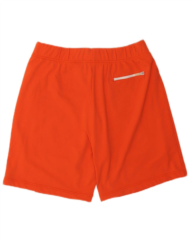 Fila Mens Sport Shorts Médio Laranja Colourblock Poliamida
