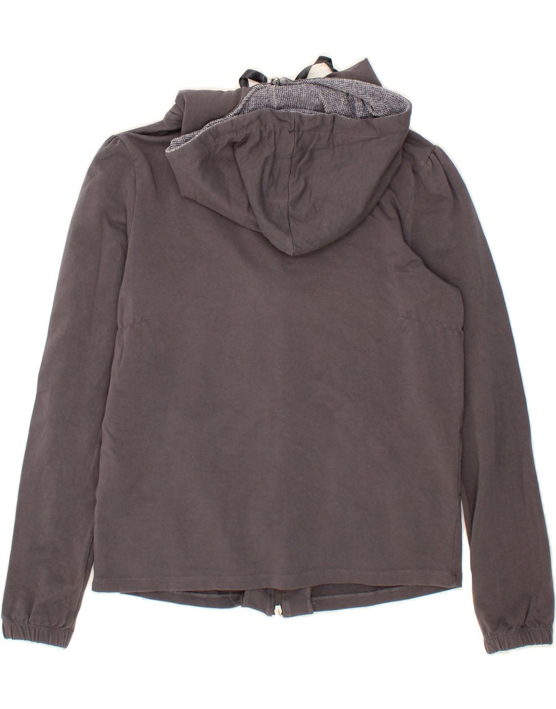 ELLESSE Womens Zip Hoodie Sweater UK 18 XL Grey Cotton Vintage Ellesse and Second-Hand Ellesse from Messina Hembry 