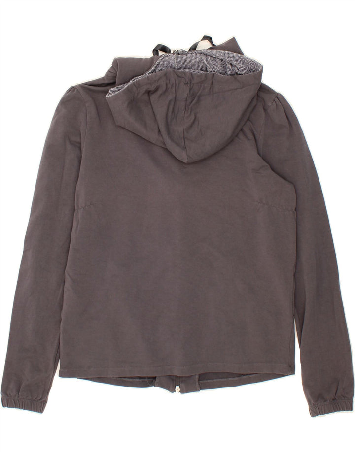 ELLESSE Womens Zip Hoodie Sweater UK 18 XL Grey Cotton Vintage Ellesse and Second-Hand Ellesse from Messina Hembry 