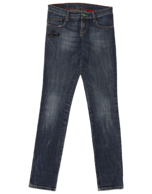 Jeans Levi's Meninas Slim 13-14 Anos W26 L30 Azul Algodão