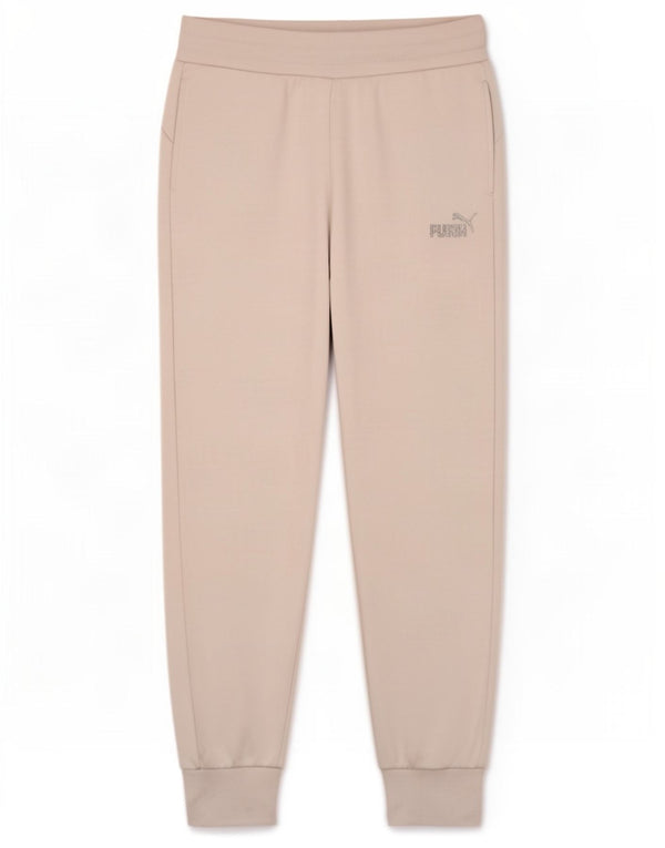 Puma Womens Tracksuit Trousers Joggers UK 10 Small White Cotton