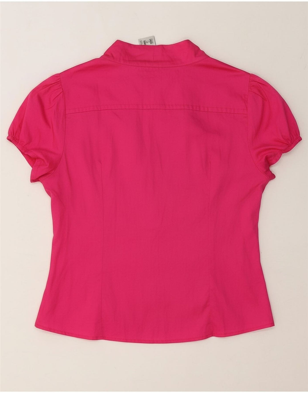 Blusa feminina VINTAGE com gravata frontal IT 42 rosa médio