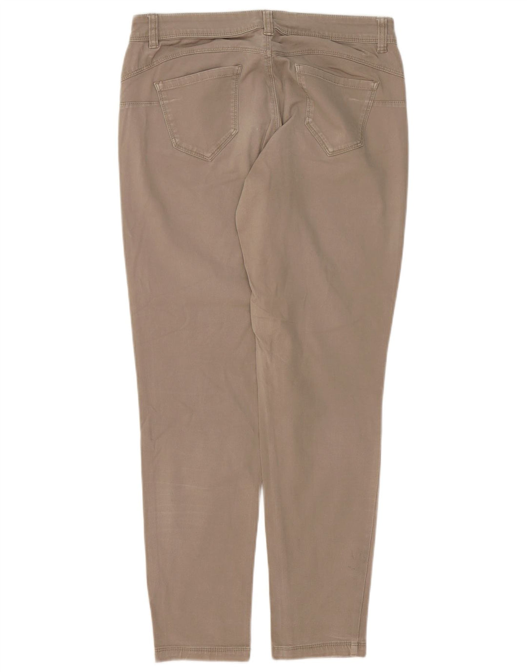 Calça feminina casual slim Benetton W30 L30 bege