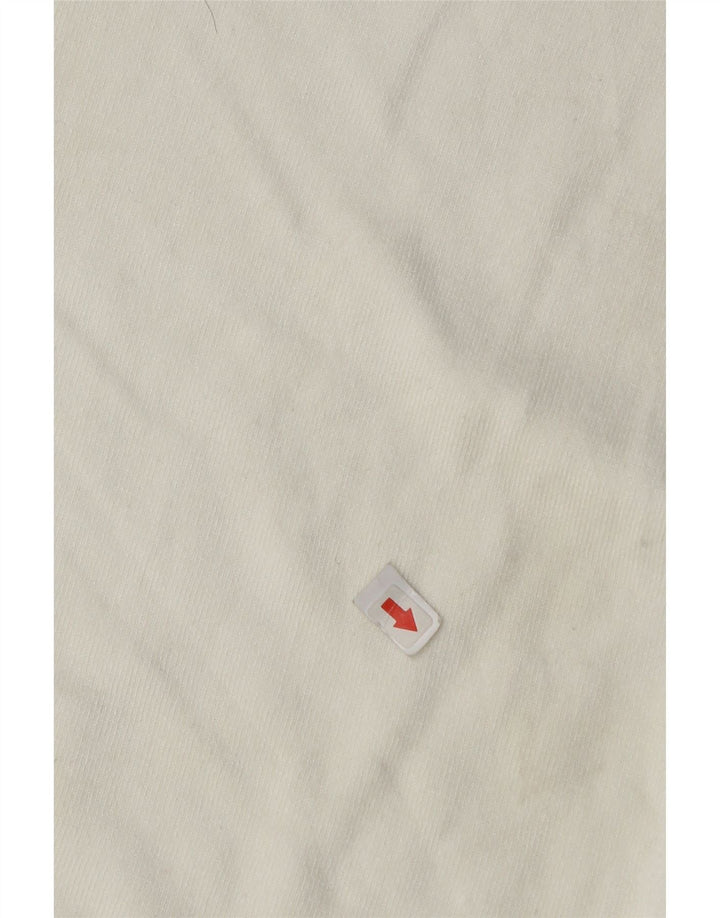 Zara Womens Vest Tank Top UK 12 Médio Branco
