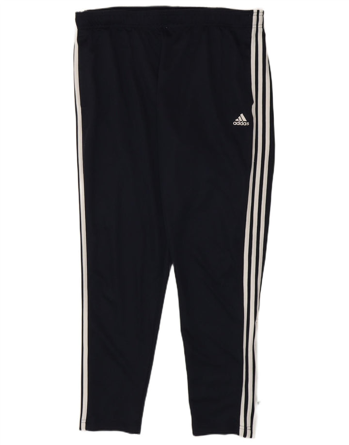 Calça de treino masculina Adidas XL azul marinho poliéster