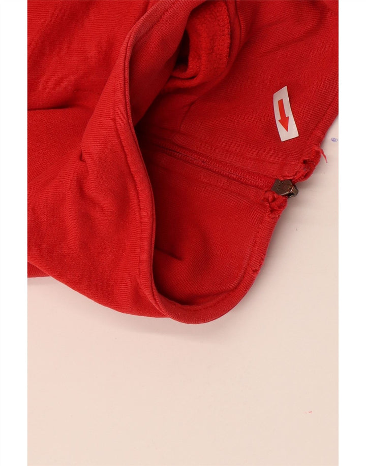 Moletom masculino Kappa com zíper e gola 3XL algodão vermelho