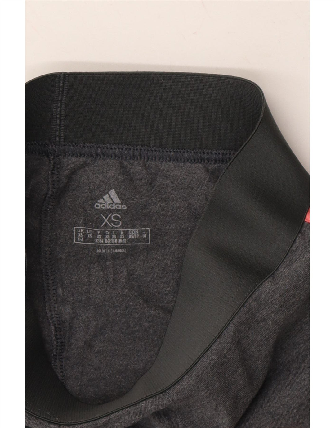ADIDAS Womens Leggings UK 4/6 XS  Grey Cotton Vintage Adidas and Second-Hand Adidas from Messina Hembry 
