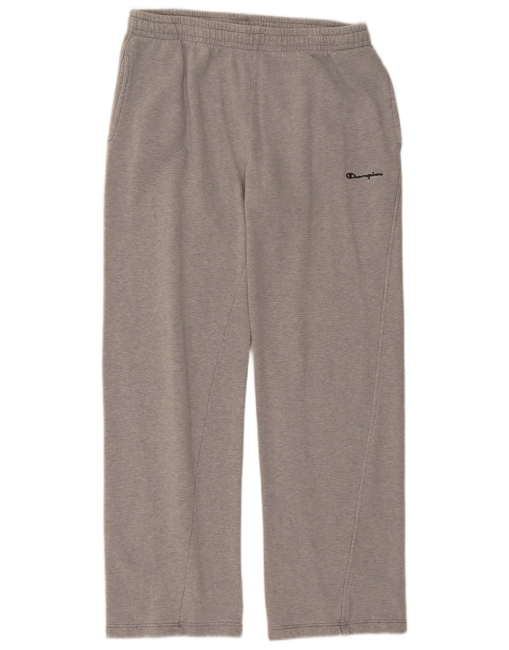 Calça de treino masculina CHAMPION grande algodão cinza