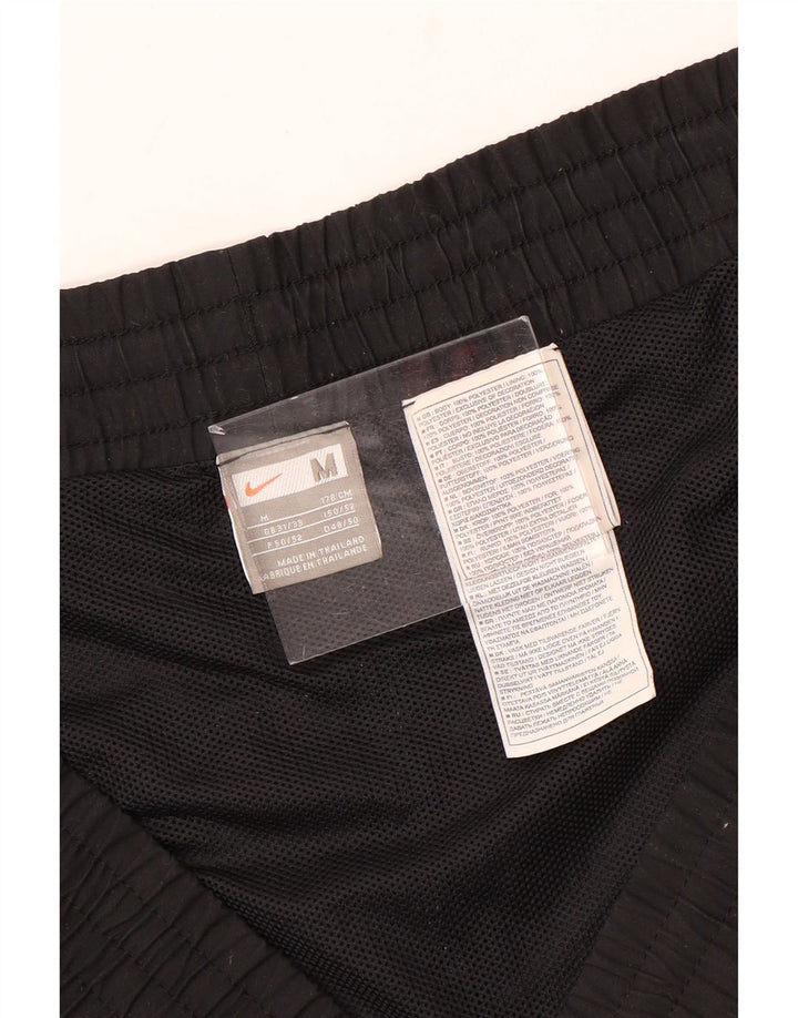 Shorts esportivos gráficos masculinos NIKE poliéster preto médio