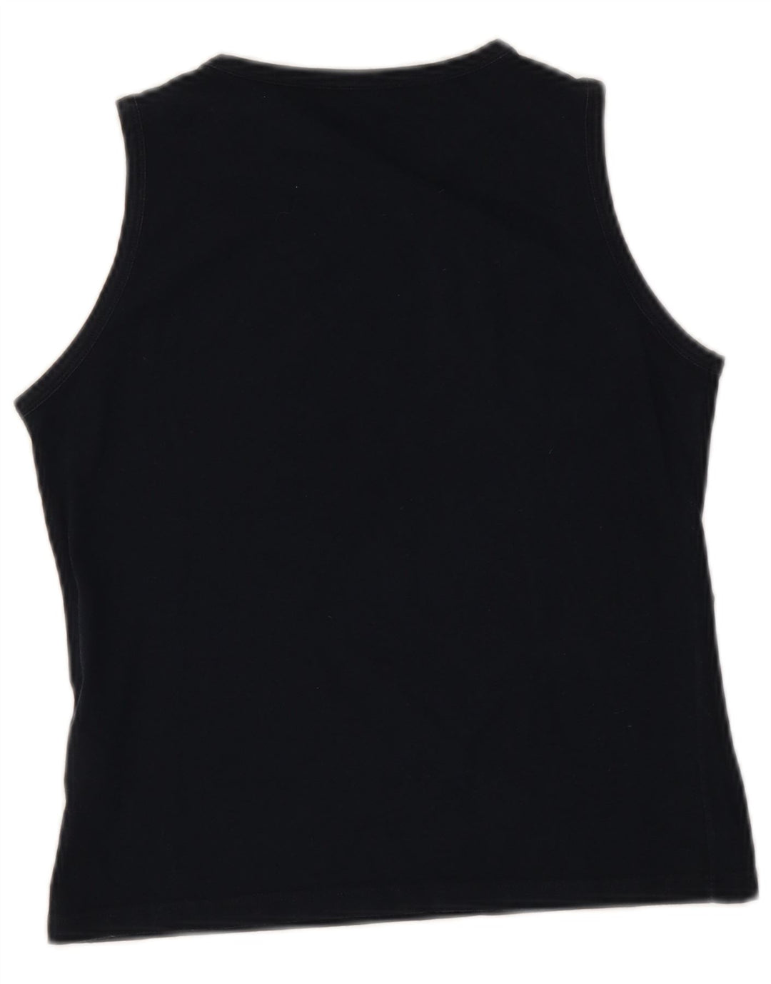 Colete curto feminino Fred Perry UK 12 algodão preto médio