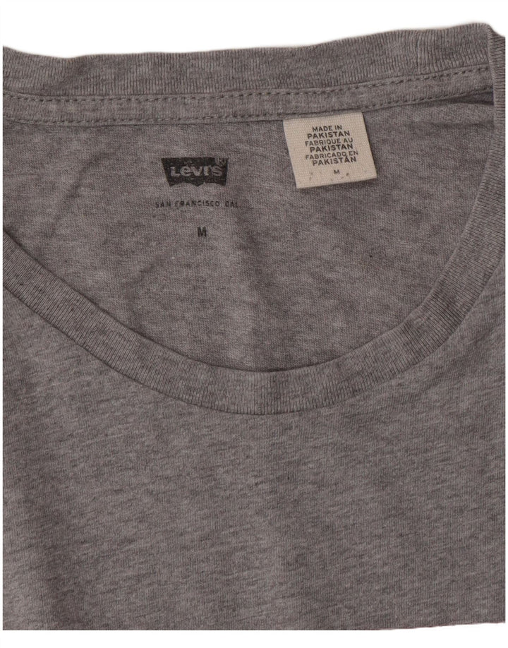 Camiseta gráfica masculina LEVI'S cinza médio