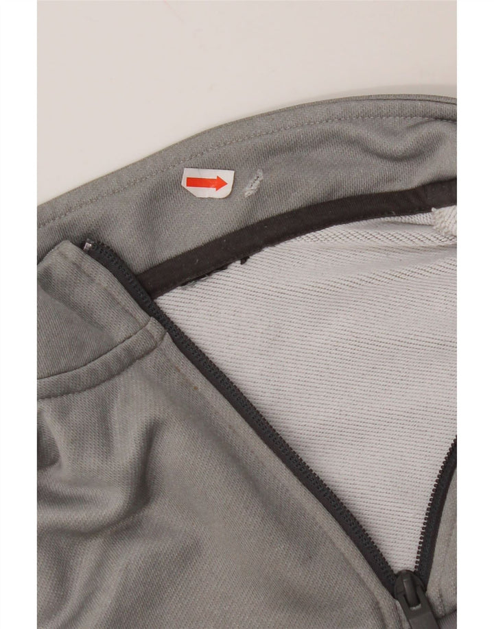 ADIDAS Rapazes Aeroready Graphic Sweatshirt Jumper 9-10 Anos Cinzento