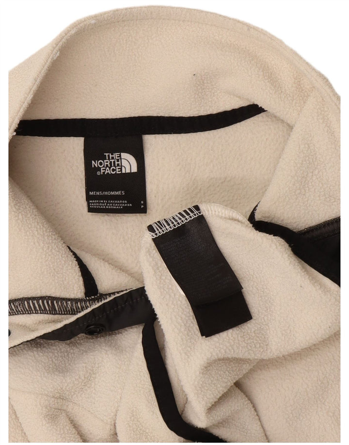 Suéter masculino de lã com gola redonda The North Face, pequeno poliéster branco