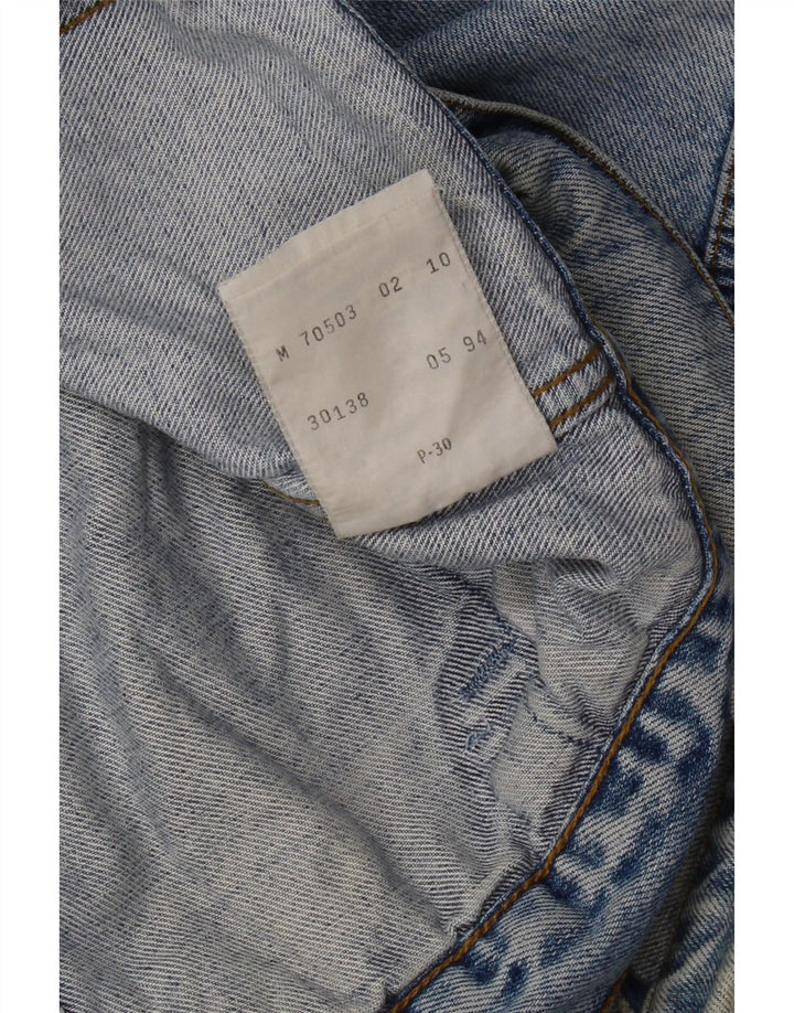 Jaqueta jeans masculina Levi's UK 38 algodão azul médio