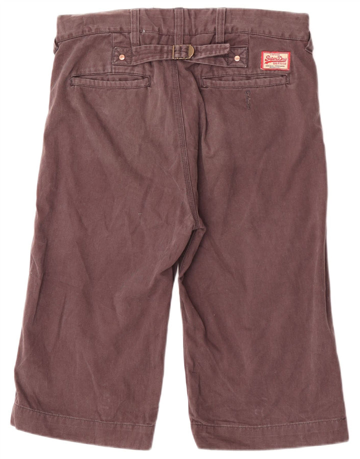 Shorts Chino Masculino Superdry W30 Algodão Marrom Médio
