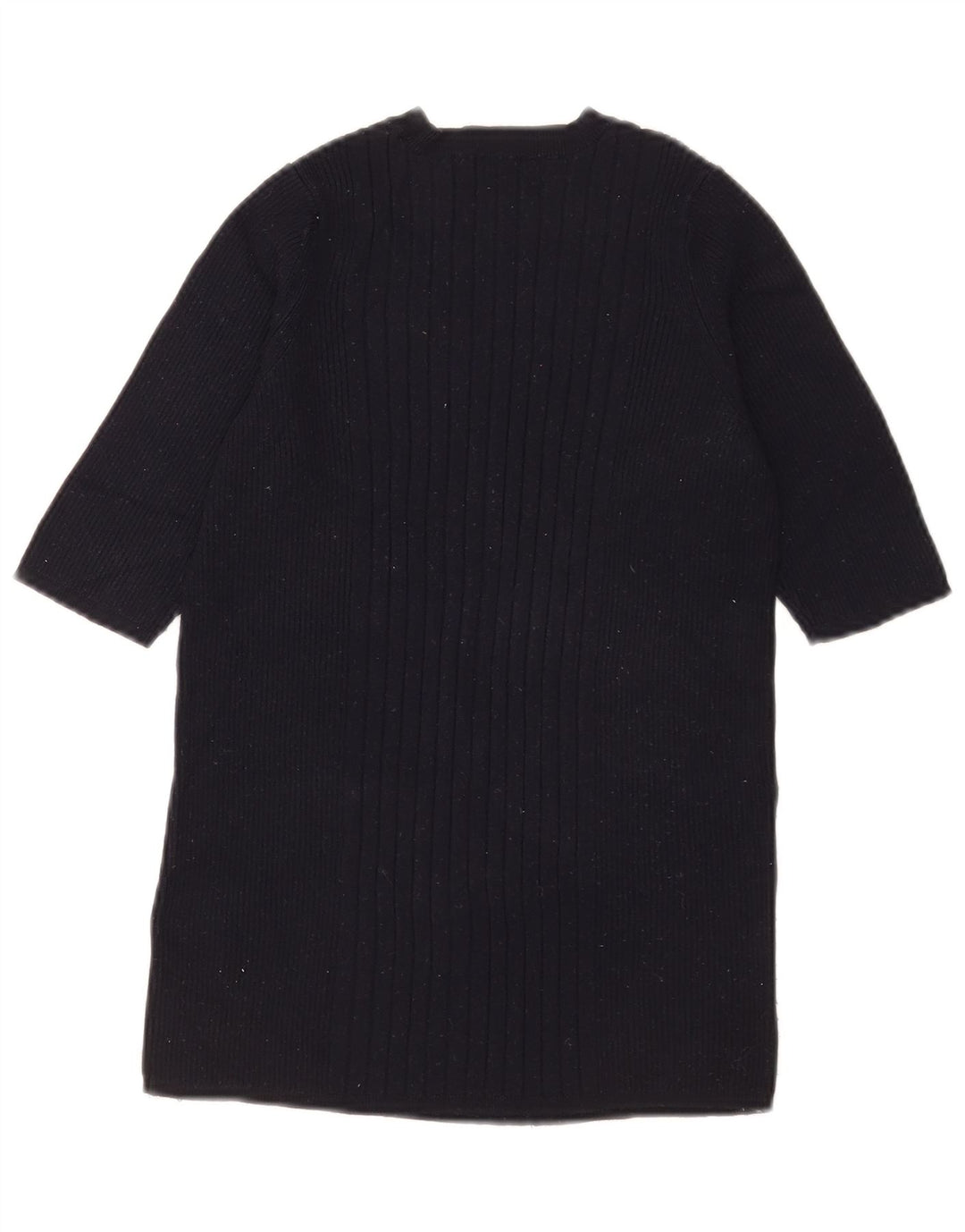 Suéter feminino Marks & Spencer com gola canoa Reino Unido 12 médio azul marinho