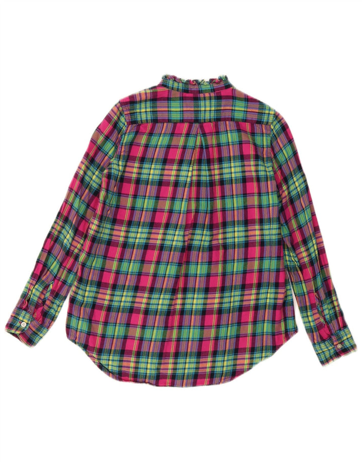Camisa pulôver de flanela Ralph Lauren para meninas 11-12 anos algodão multicolorido