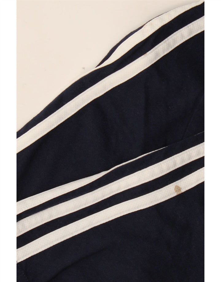 Camiseta masculina ADIDAS grande algodão azul marinho
