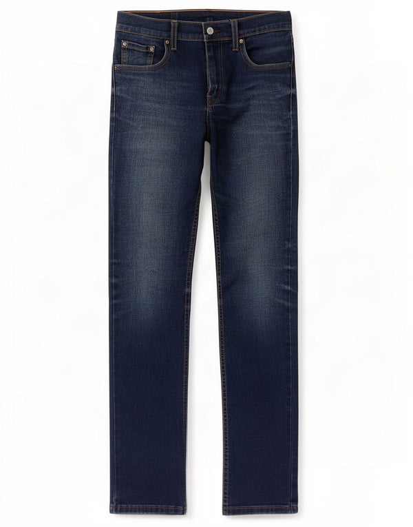 Levi's Mens Slim Jeans W30 L33 Azul Marinho Algodão