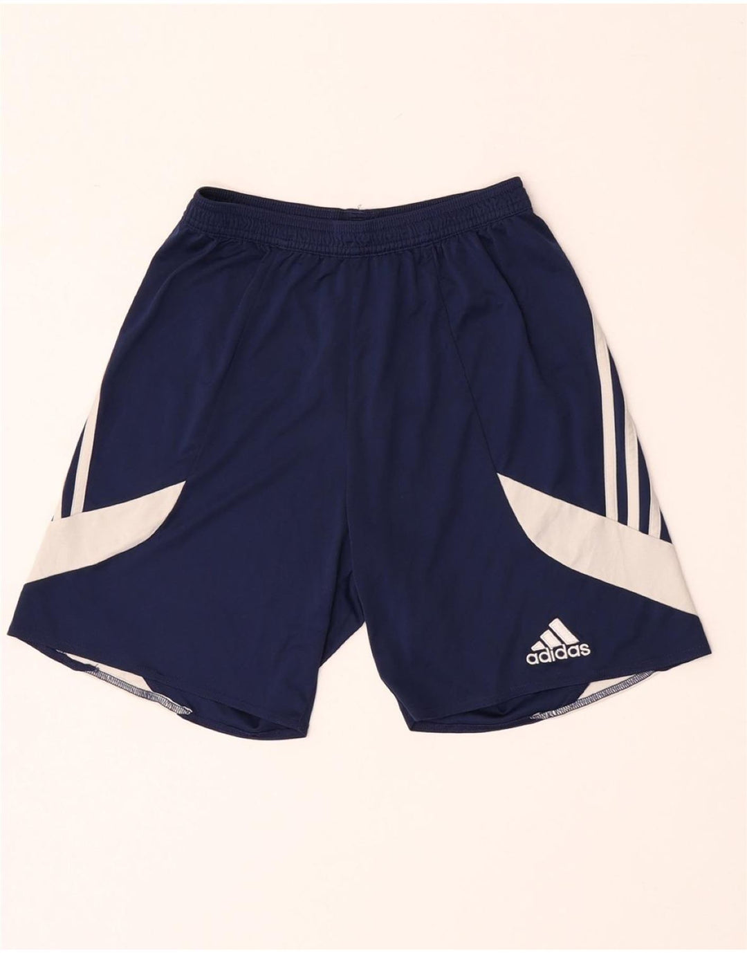 Adidas Masculino Climalite Sport Shorts Pequeno Azul Marinho Colorblock Poliéster