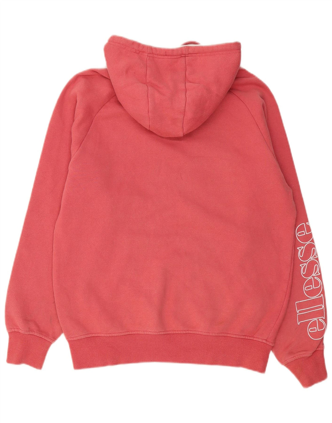 Ellesse moletom com capuz masculino gráfico médio algodão vermelho