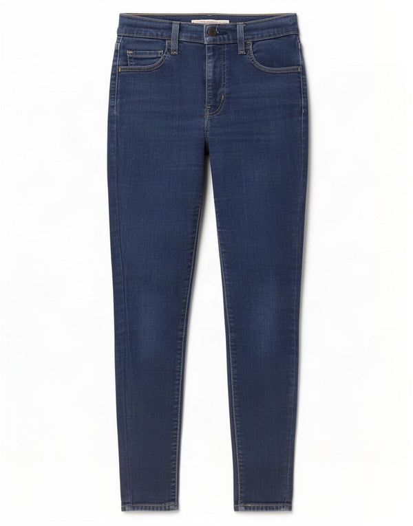 Jeans super skinny feminino Levi's W26 L28 algodão azul