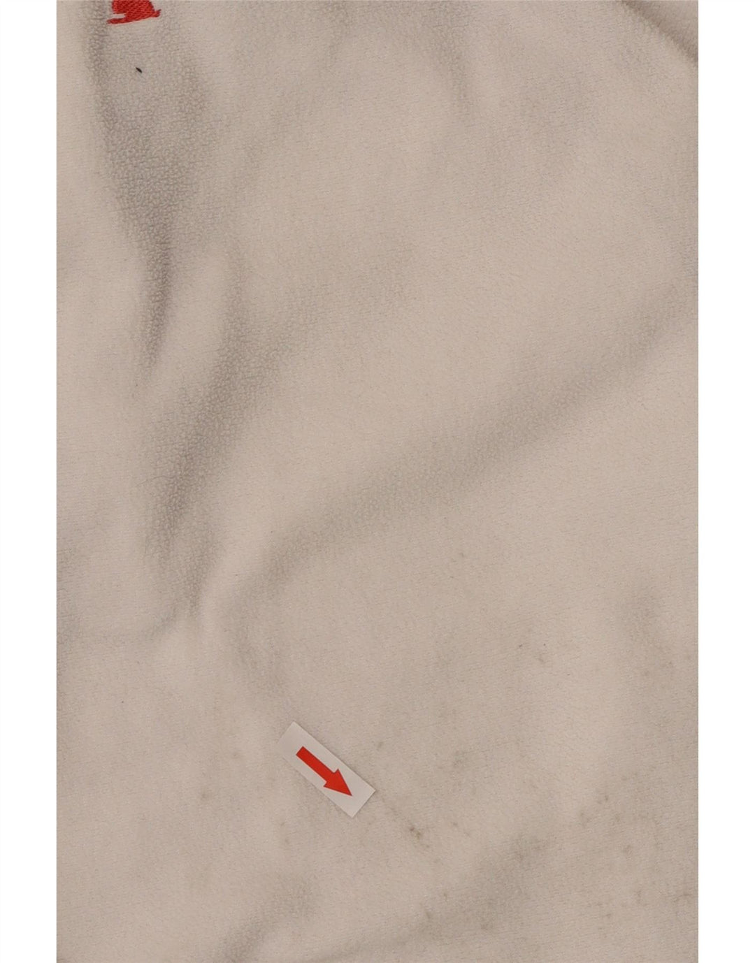 Jumper de lã feminino Musto com zíper e pescoço Reino Unido 14 grande poliéster branco