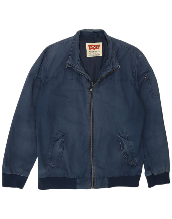 Jaqueta bomber masculina Levi's UK 44 2XL algodão azul marinho