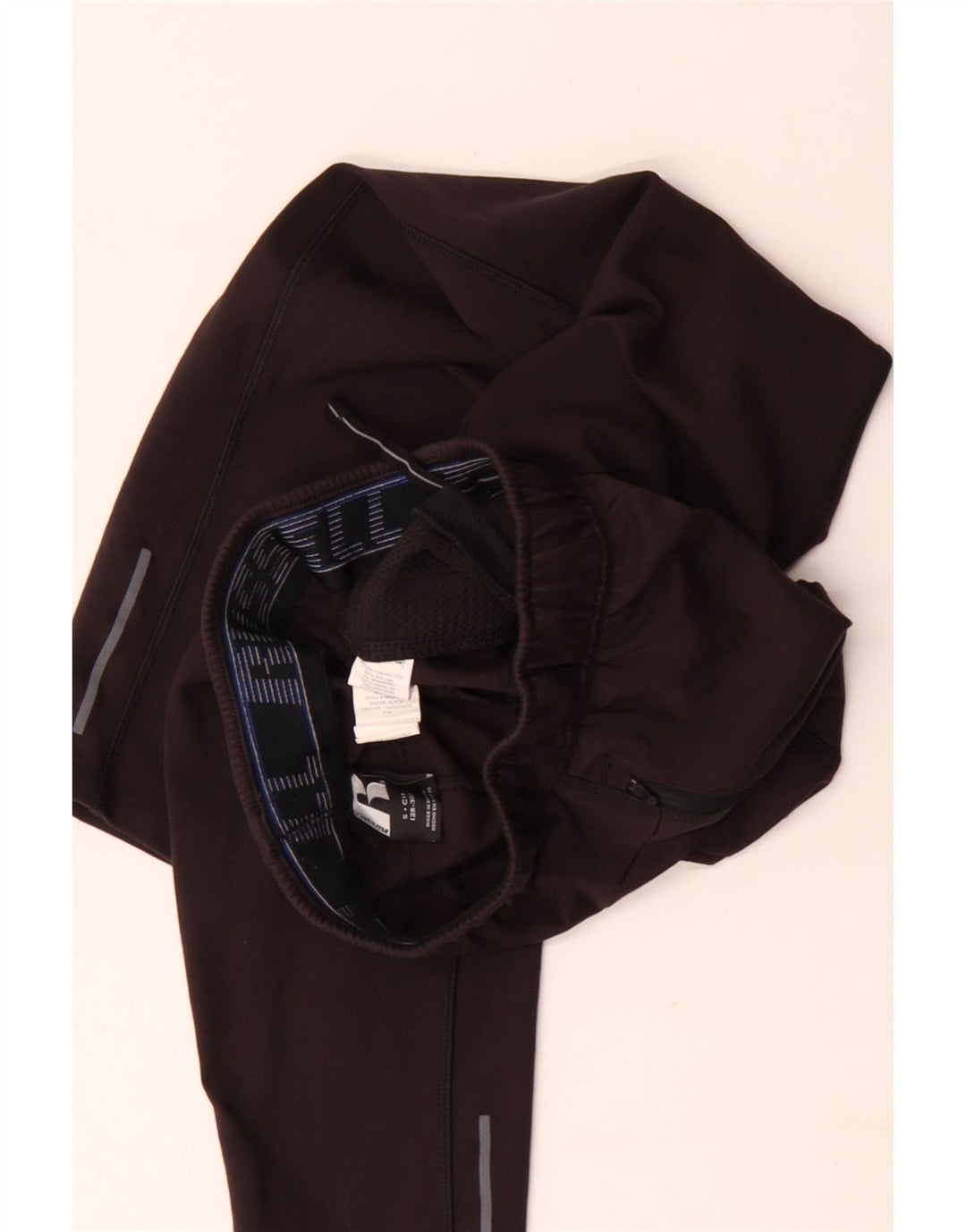 Calça de treino masculina Russell Athletic pequena rayon preto