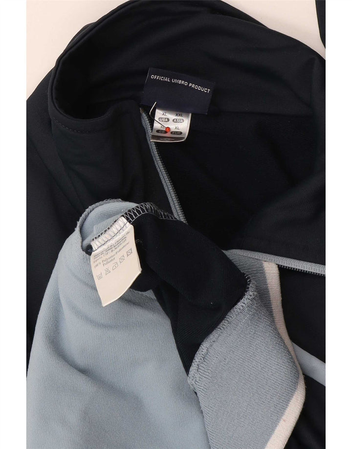 Jaqueta feminina Umbro UK 18 XL azul marinho colorblock poliéster