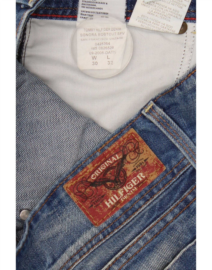 Jeans feminino Tommy Hilfiger Bootcut W30 L32 azul algodão