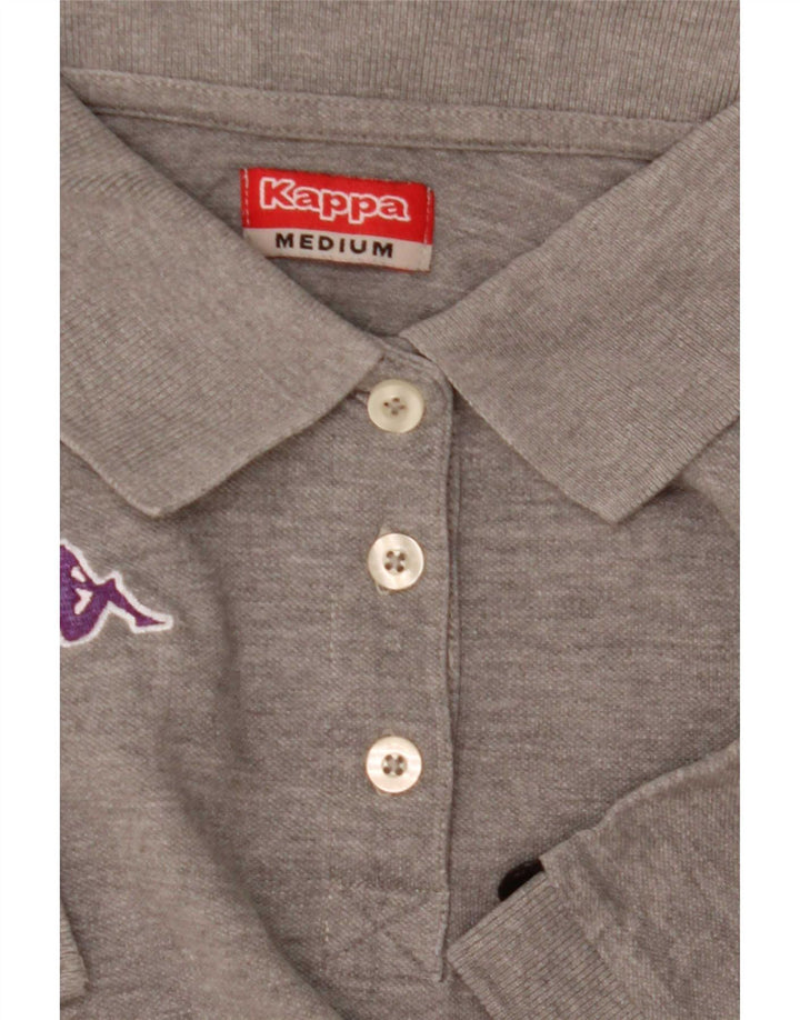 Camisa polo feminina Kappa UK 12 cinza médio