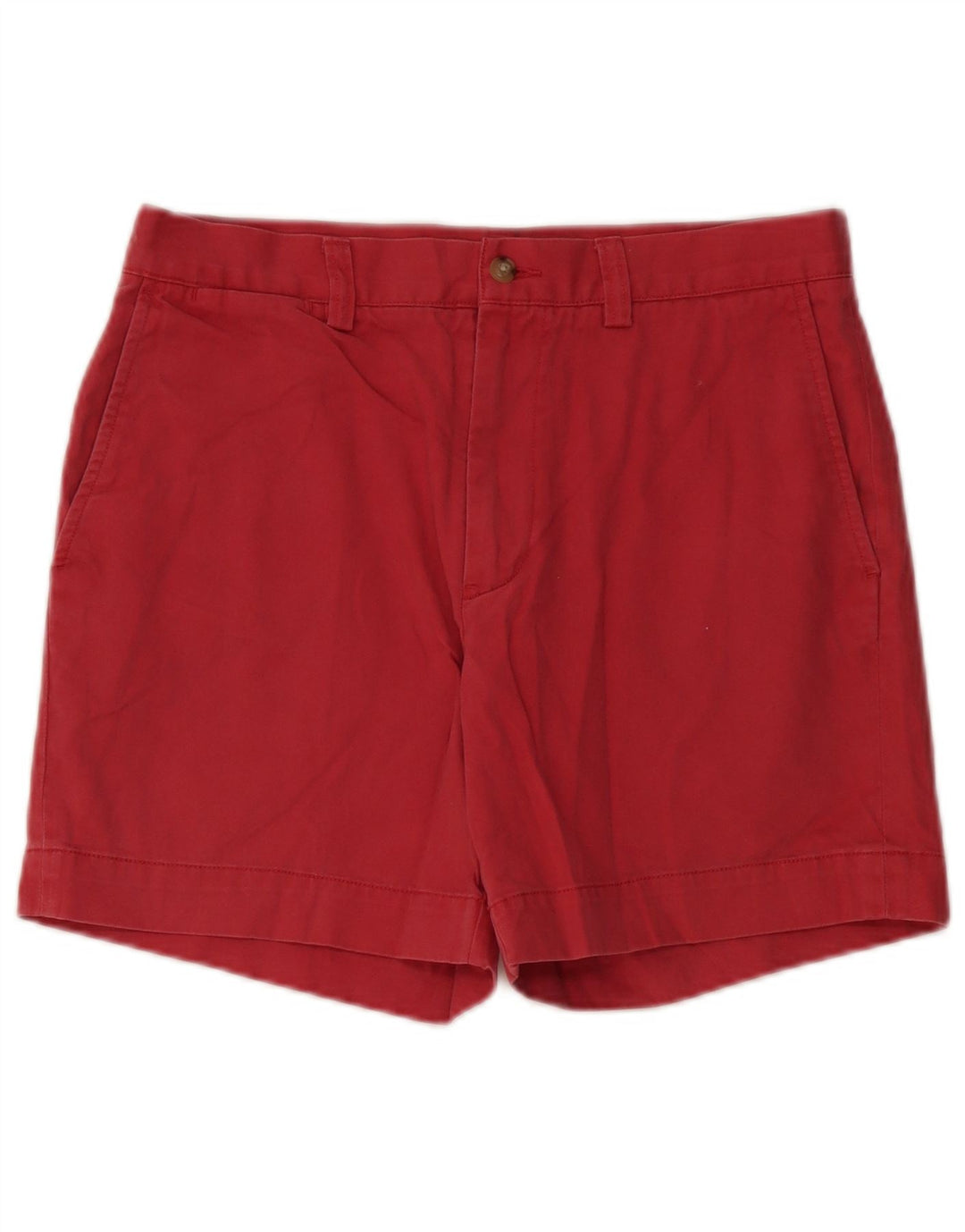 POLO RALPH LAUREN Mens Chino Shorts W31 Médio Algodão Vermelho
