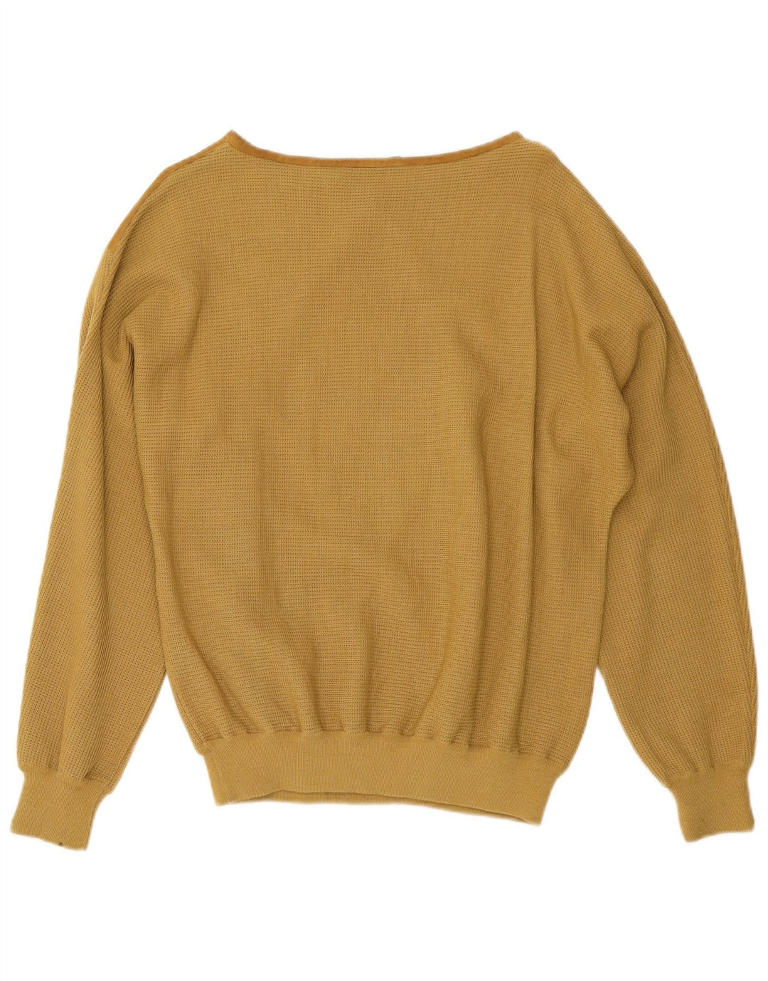Suéter masculino de camurça com gola canoa De Pletrl médio bege argyle/diamante
