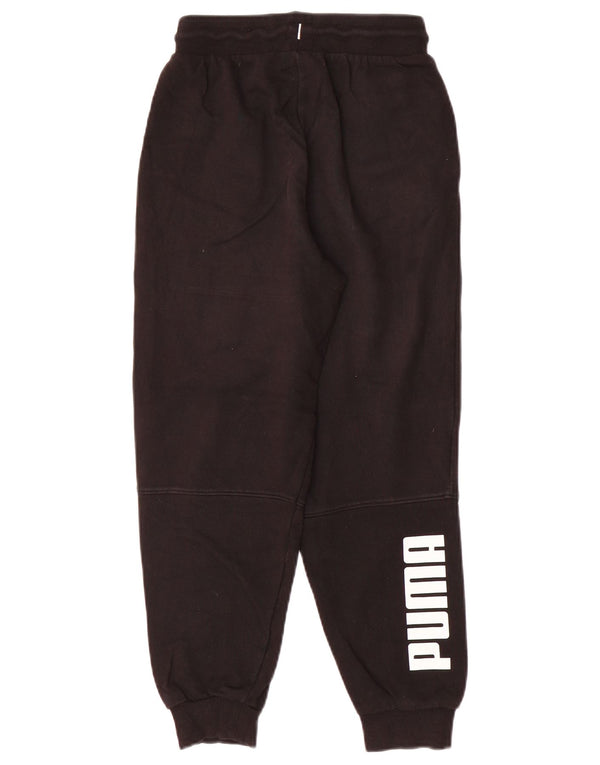 Calça esportiva Puma Boys Graphic Joggers 9-10 anos algodão preto