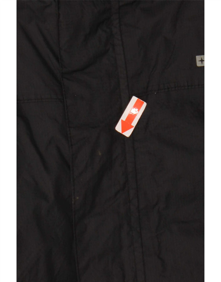 Mountain Warehouse Mens Jaqueta impermeável com capuz UK 38 Nylon preto médio