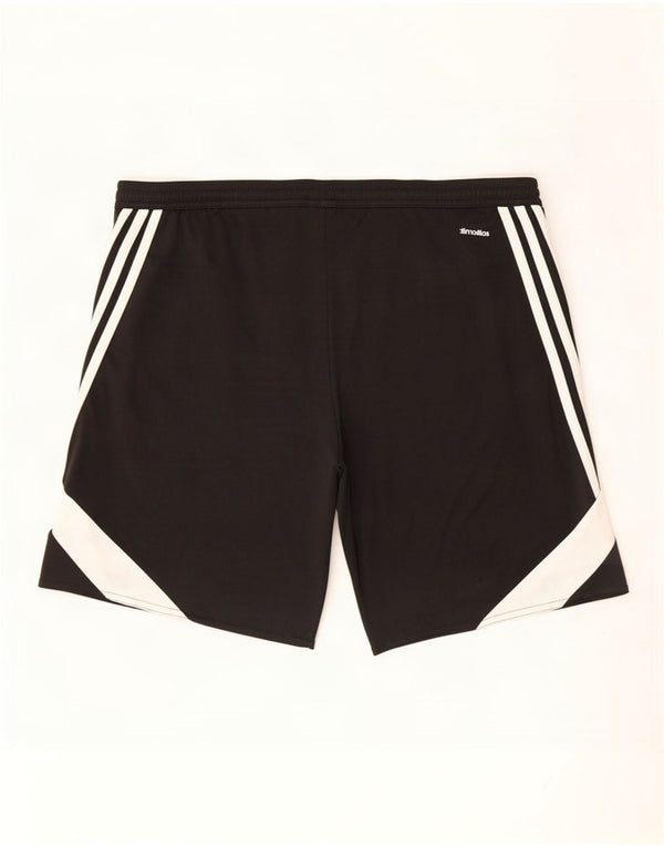 Adidas Mens Climalite Sport Shorts Grande Poliéster Colorblock Preto