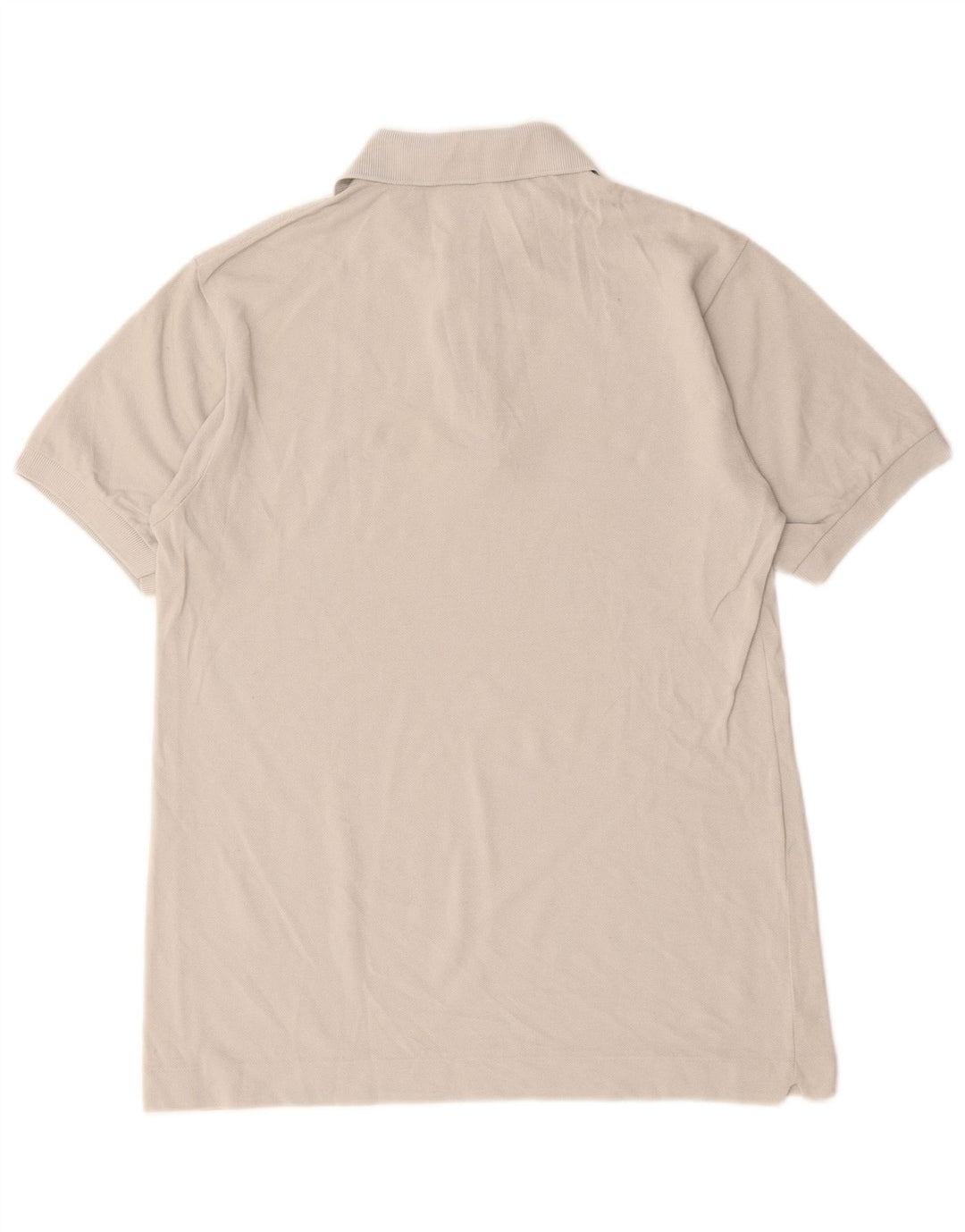 Camisa polo masculina Lacoste tamanho 3 pequeno algodão cinza