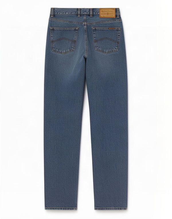 Marlboro Classics Mens Straight Jeans W29 L34 Azul Algodão