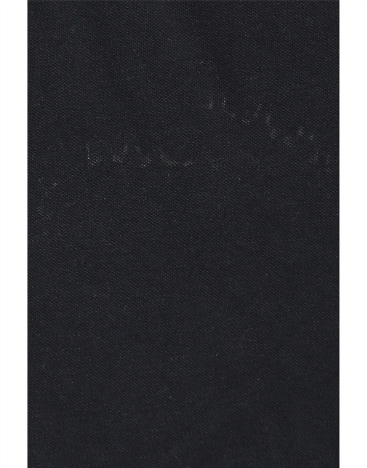 Camisa polo masculina Massimo Dutti médio algodão azul marinho