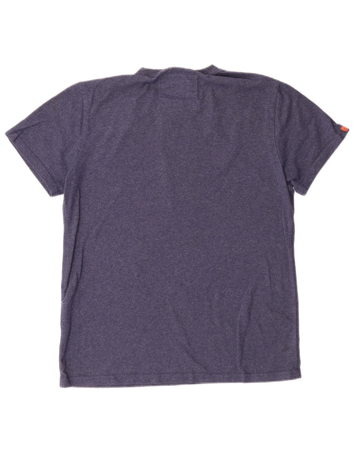 Camiseta feminina Superdry com estampa gráfica XL azul marinho algodão