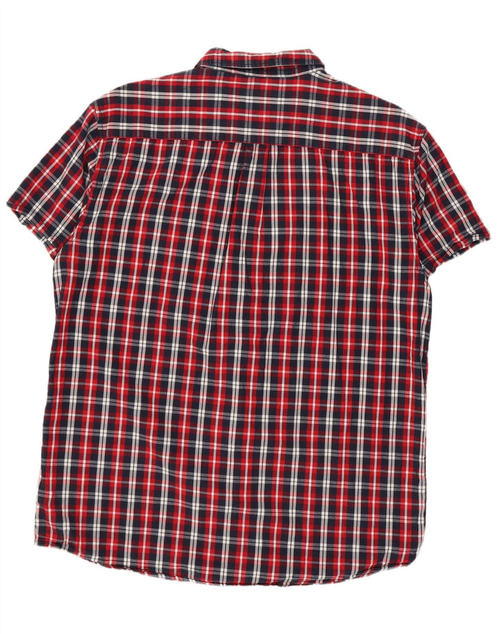 Camisa masculina de manga curta regular fit WRANGLER grande xadrez multicolorida