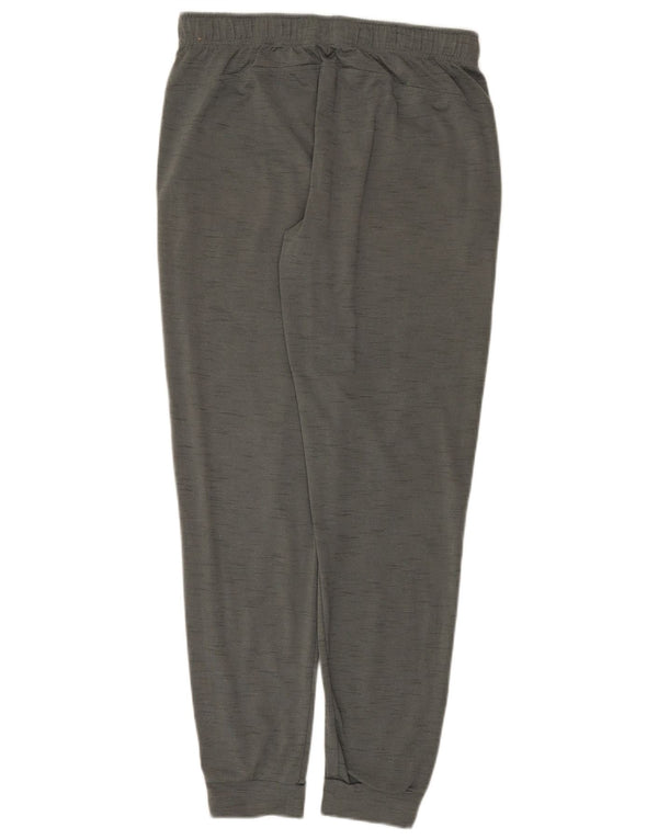 Nike Mens Yoga Tracksuit Trousers Joggers Medium Grey Flecked Polyester